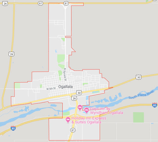 Ogallala-ne-map