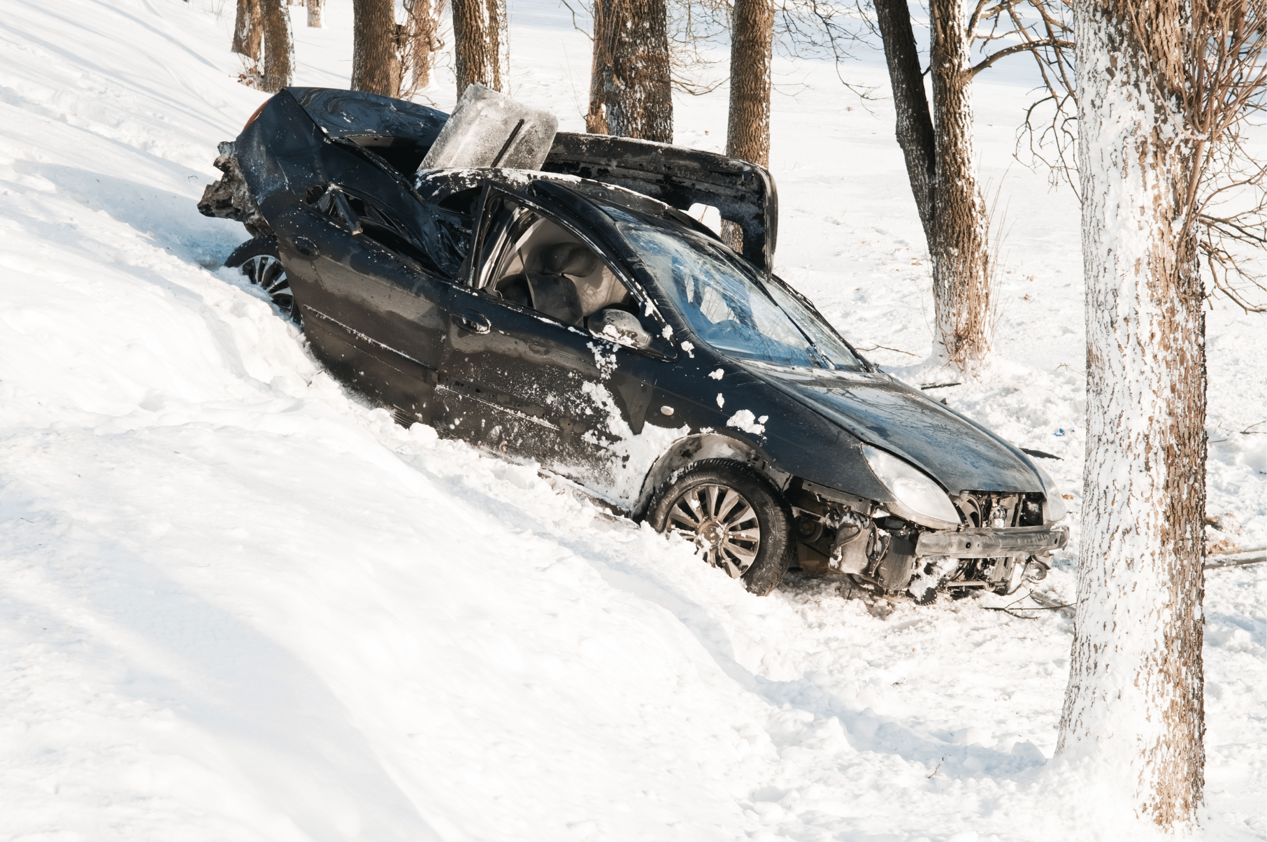 Omaha Winter Storm Car Crashes